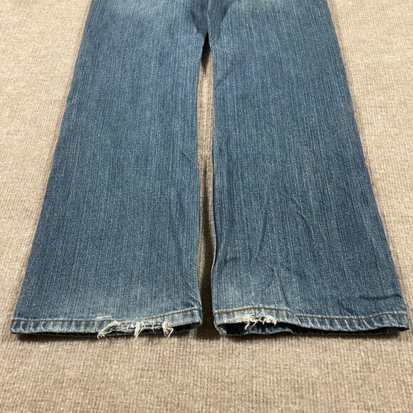 Levis 527 Boot Cut Denim Jeans Boys Size 12 Regular - Picture 2 of 16